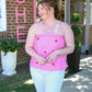 Destinee Pink Polka Dot Top - She Chester