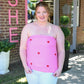 Destinee Pink Polka Dot Top - She Chester
