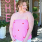 Destinee Pink Polka Dot Top - She Chester