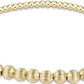 Dignity Beaded Bliss Gold 4mm Bracelet - She Chester