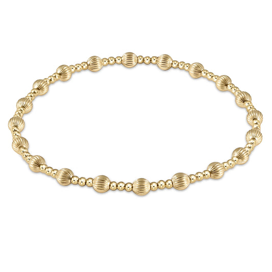 Dignity Sincerity Pattern 4mm Gold - She Chester