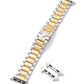 Dira 3 Link Two Tone Watch Band - She Chester