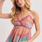 Dixie Pink Patchwork Tank - She Chester