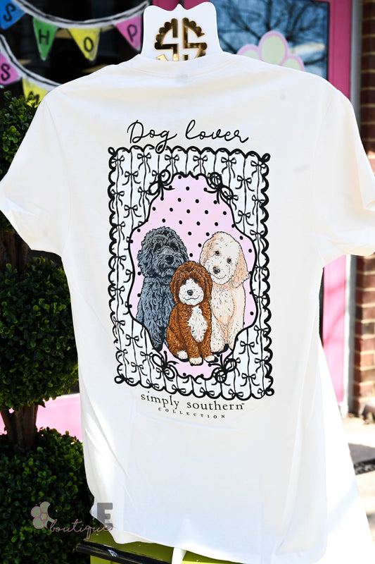 Dog Lover Bow Tee - She Chester