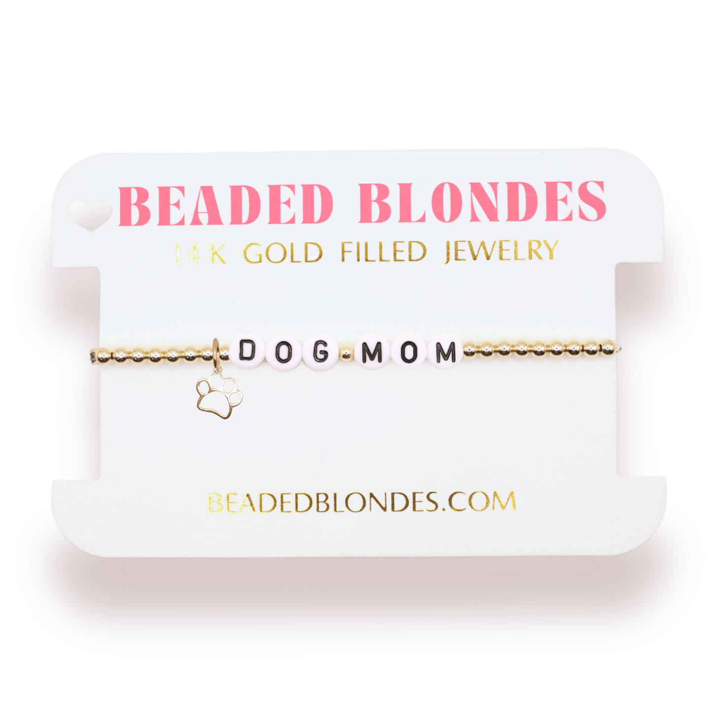 Dog Mom Charm Bracelet: Standard 6.75 Inch - She Chester
