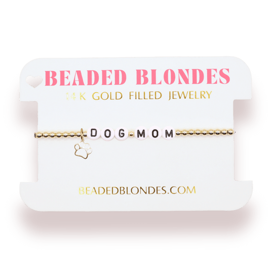 Dog Mom Charm Bracelet: Standard 6.75 Inch - She Chester
