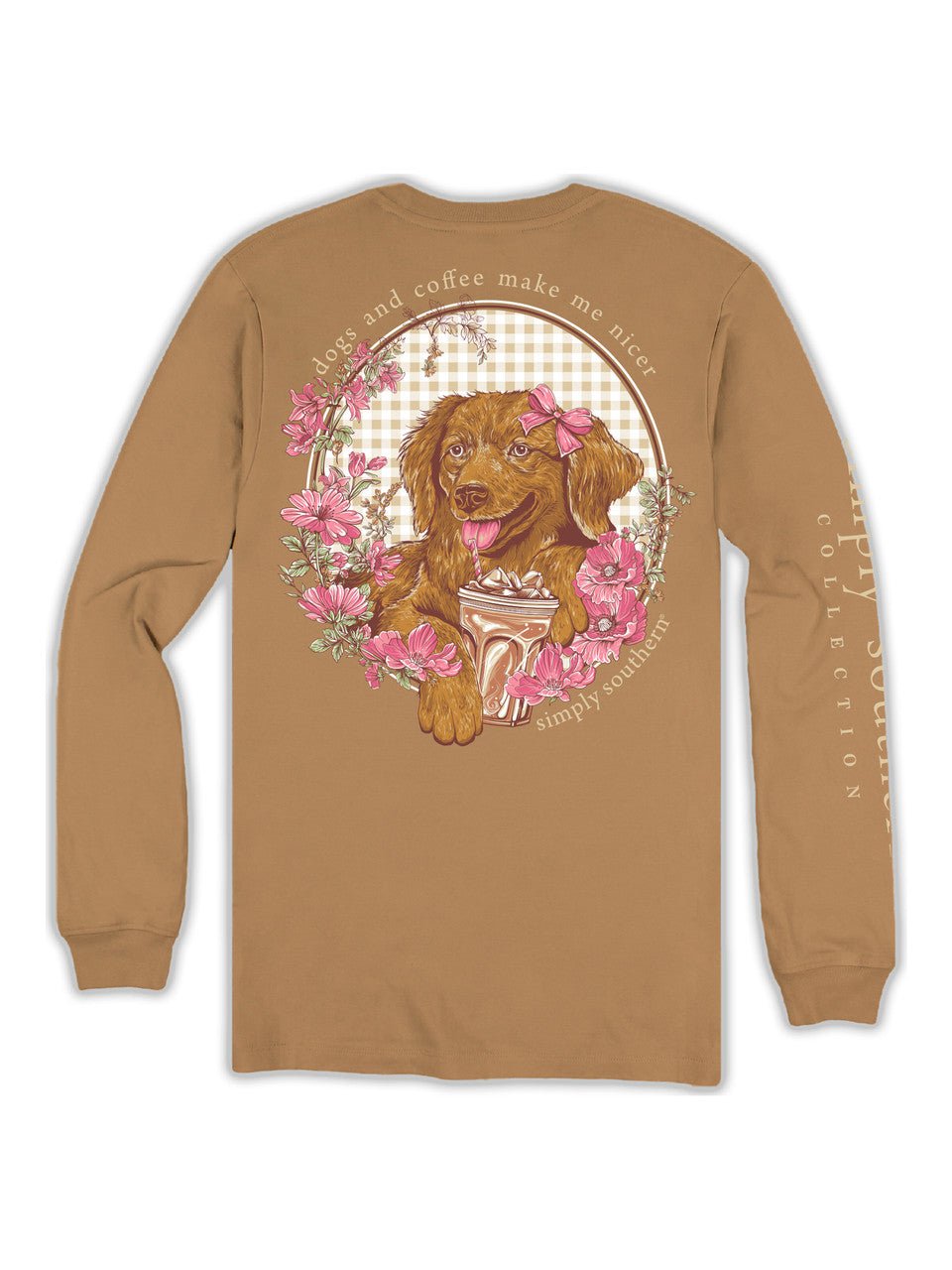Dogs and Coffee Nicer LS Tee - She Chester
