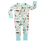 Dogs Bark Bamboo Convertible Baby Pajamas - She Chester