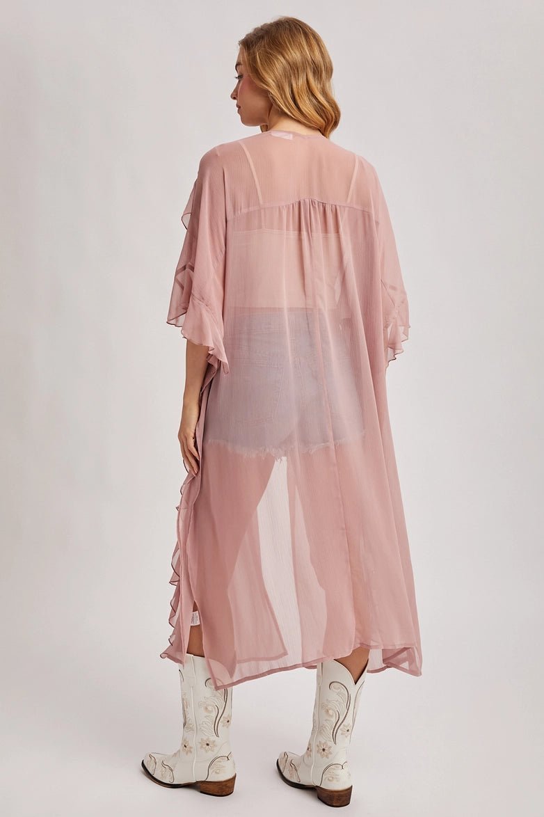 Dolly Rose Ruffle Kimono - She Chester