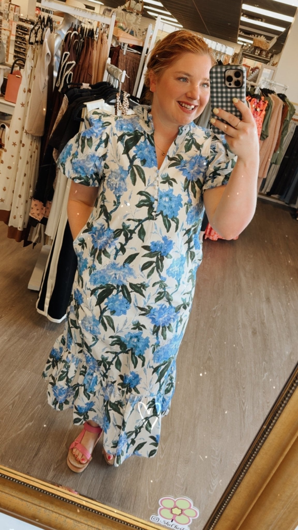 Donna Blooming Maxi Dress - She Chester