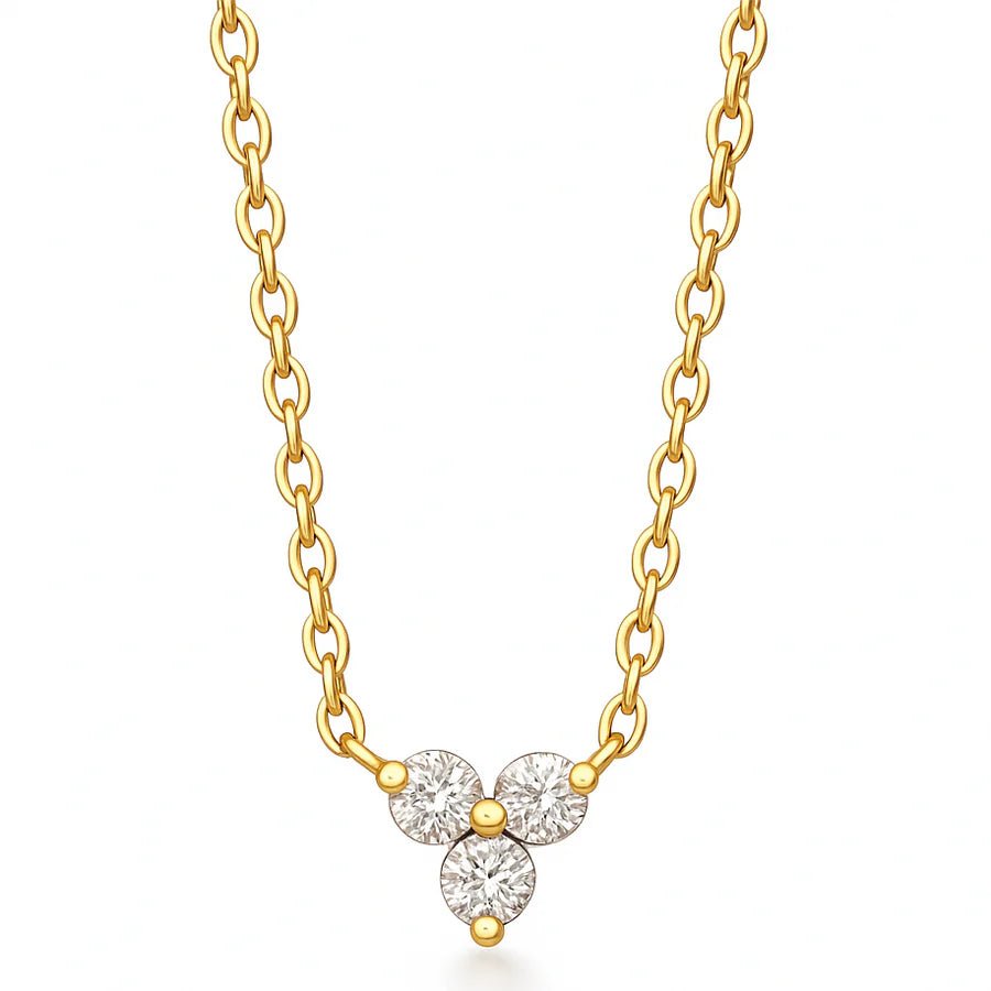 Donna Triple Stone Necklace - She Chester