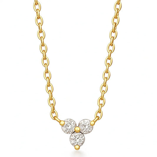 Donna Triple Stone Necklace - She Chester