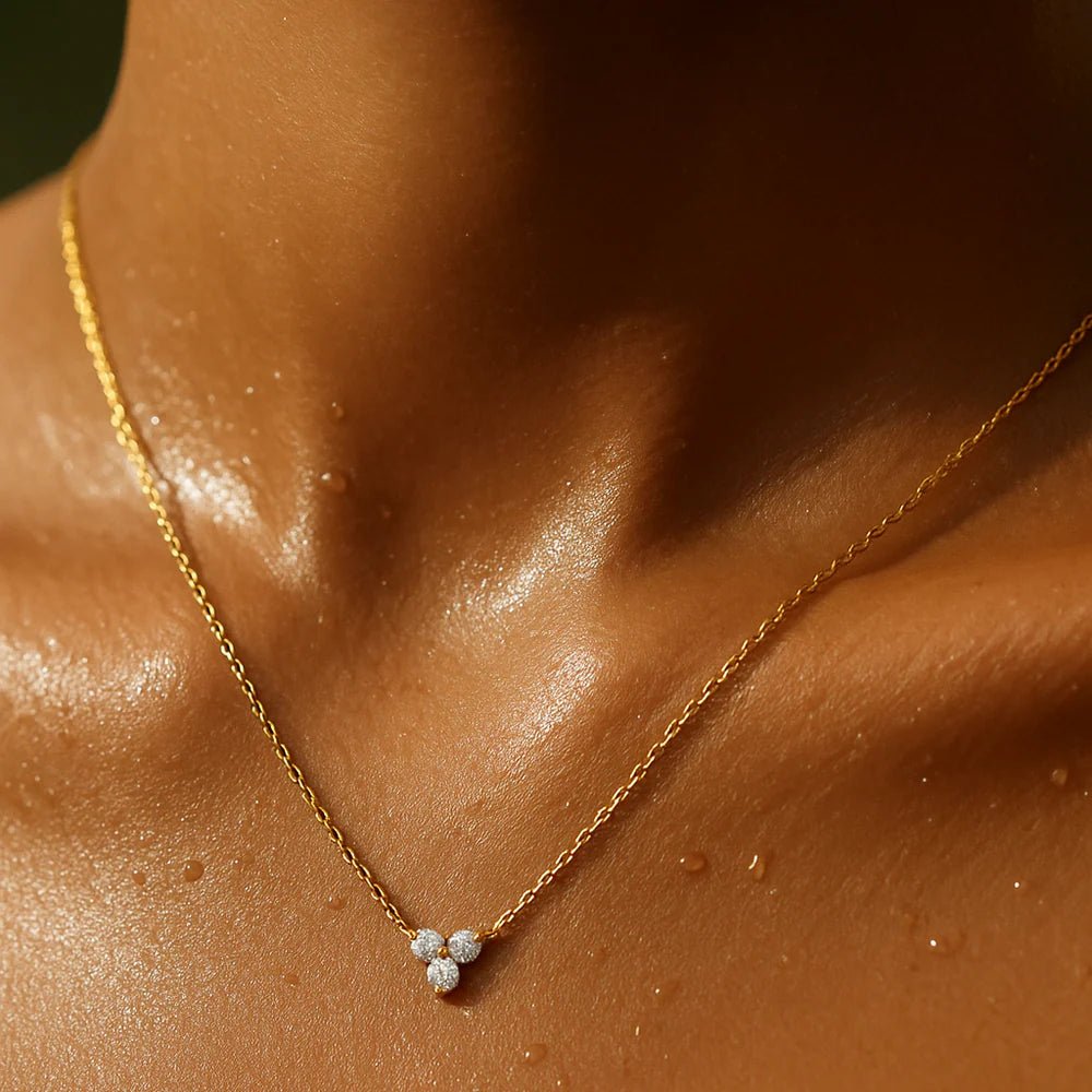 Donna Triple Stone Necklace - She Chester