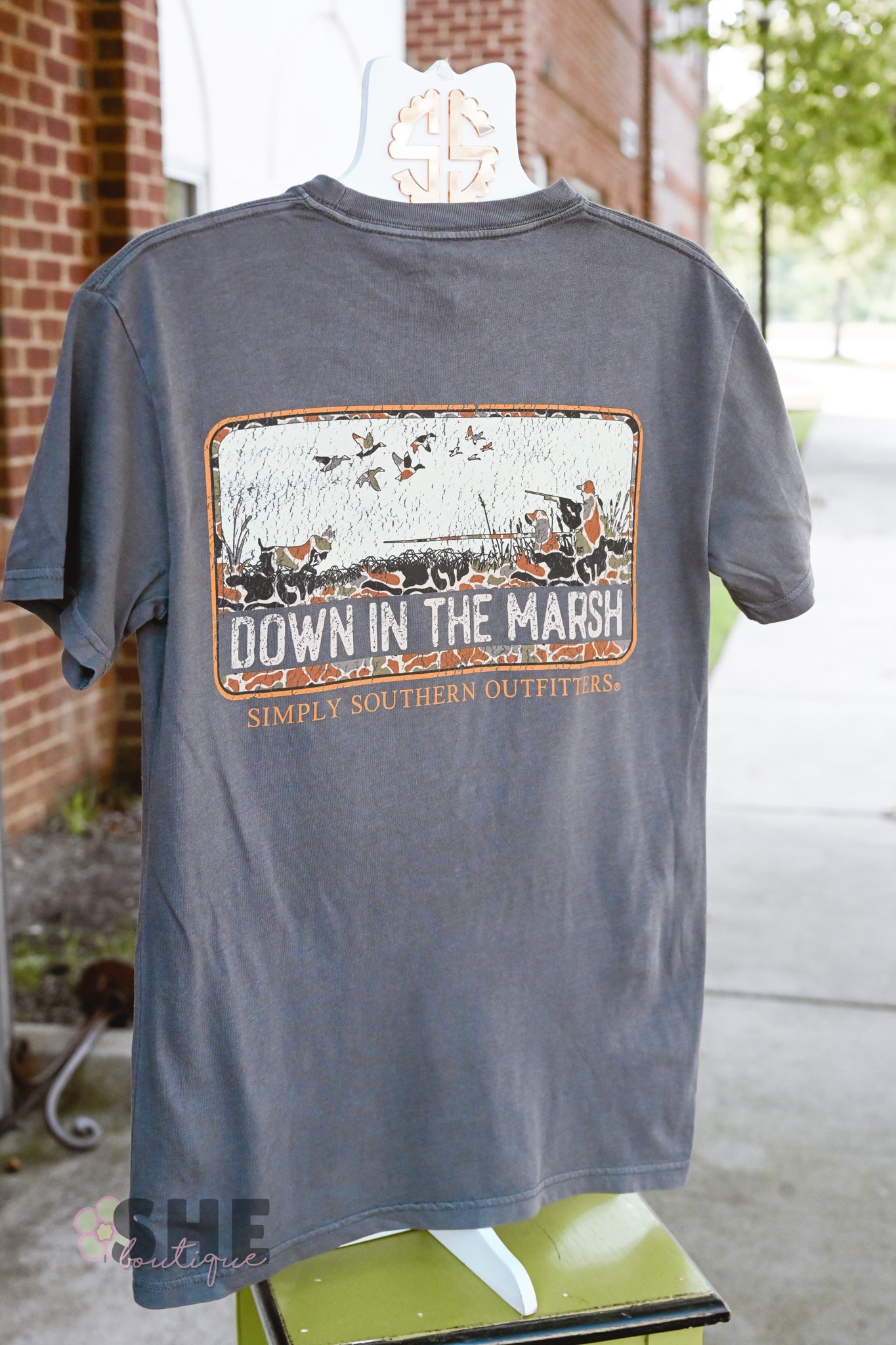 Down in the Marsh Min Wash Tee - She Chester
