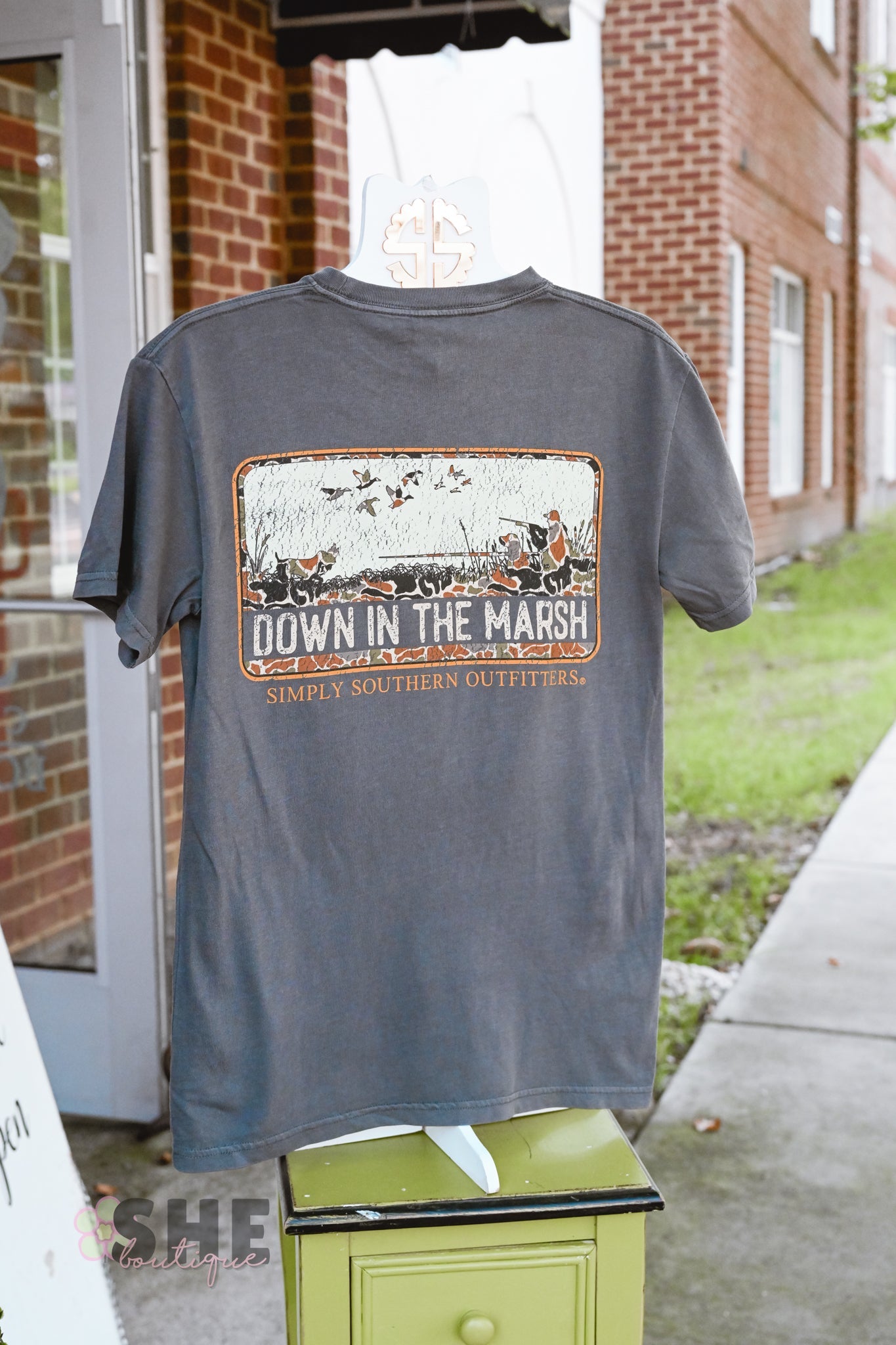 Down in the Marsh Min Wash Tee - She Chester