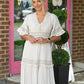 Dreams Ivory Lace Maxi Dress - She Chester