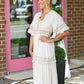 Dreams Ivory Lace Maxi Dress - She Chester