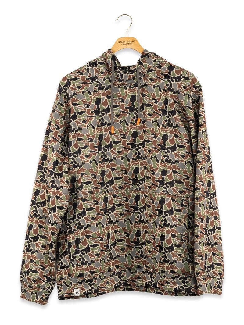 Duck Camo Light Pattern Hoodie SS26 - She Chester