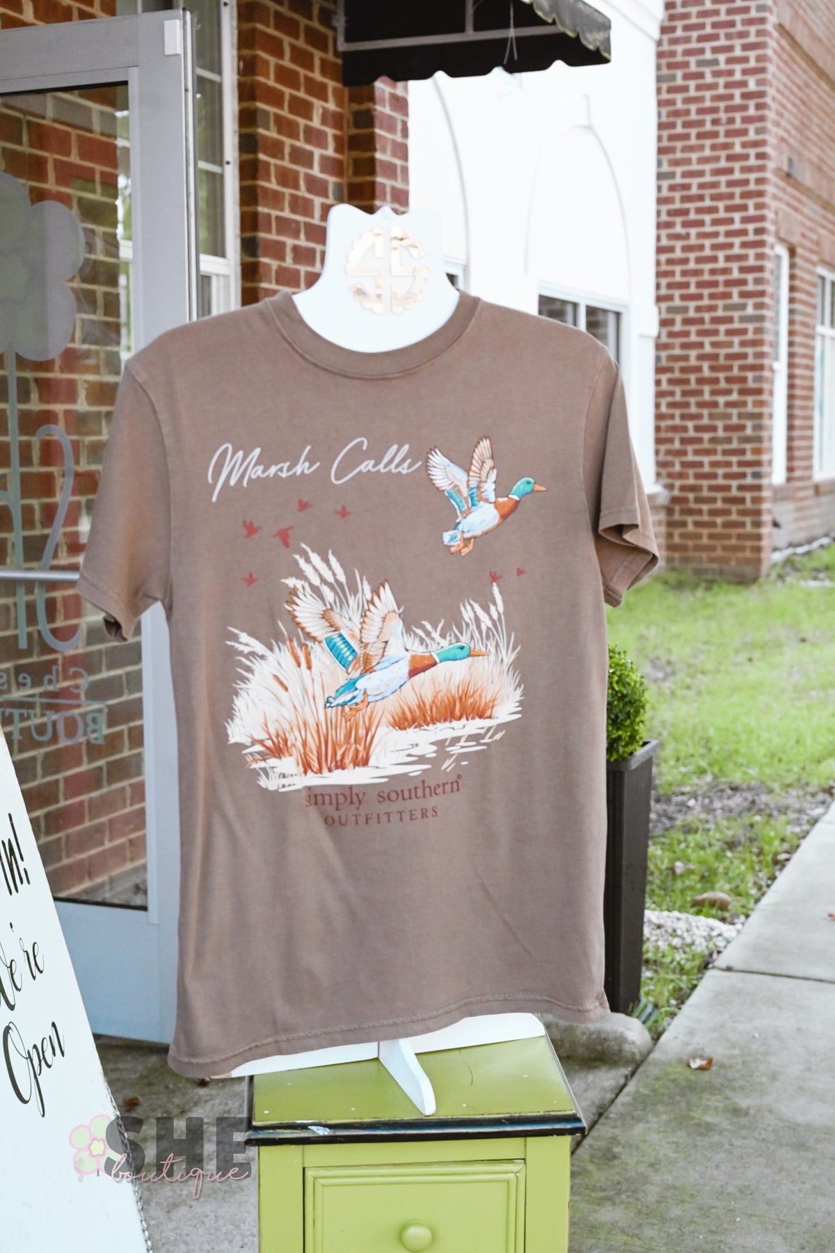 Duck Marsh Mineral Wash Tee - She Chester
