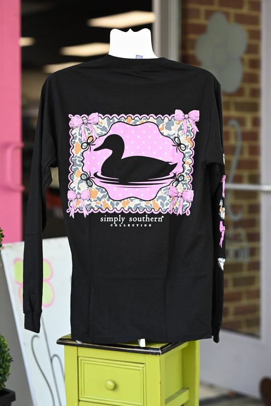 Duck Polka Dot LS Tee - She Chester