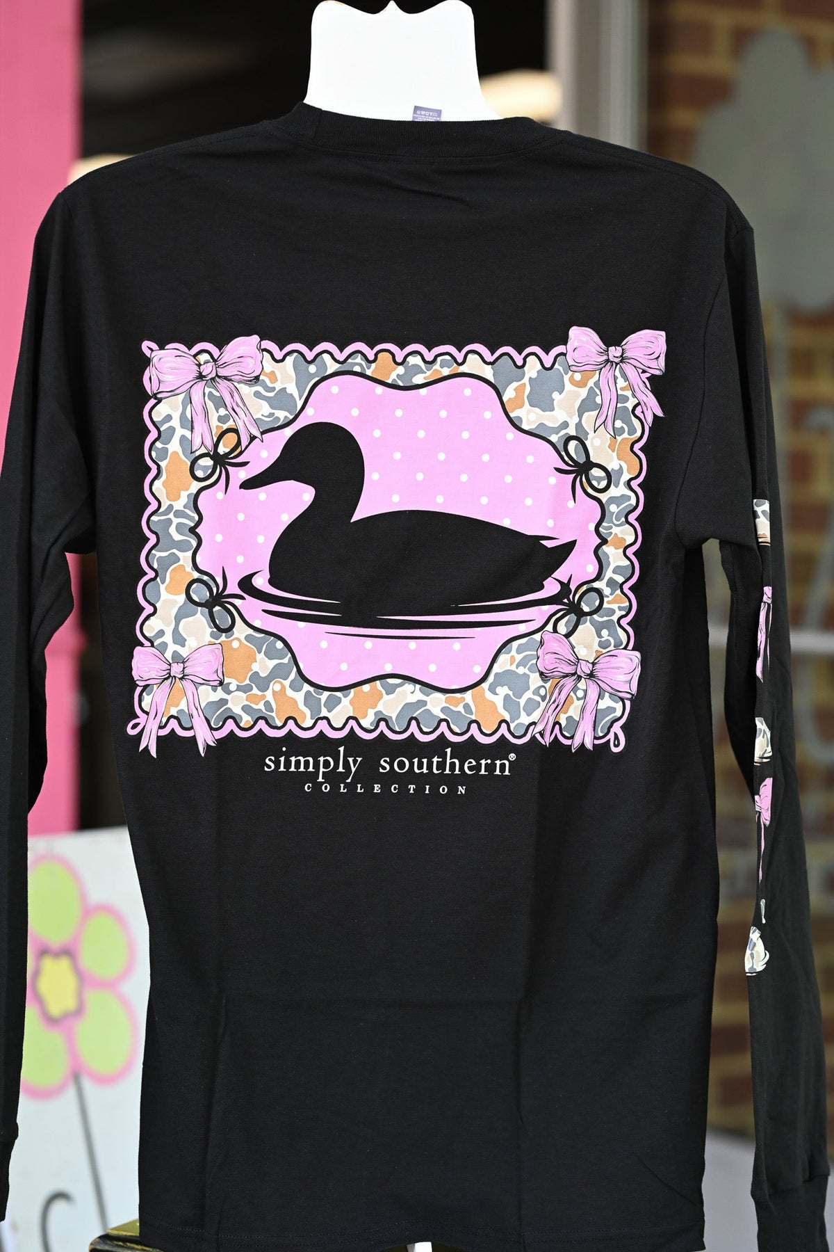 Duck Polka Dot LS Tee - She Chester
