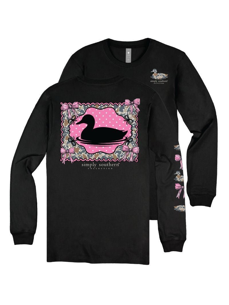 Duck Polka Dot LS Tee - She Chester