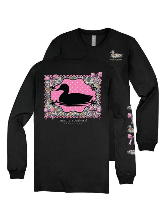 Duck Polka Dot LS Tee - She Chester