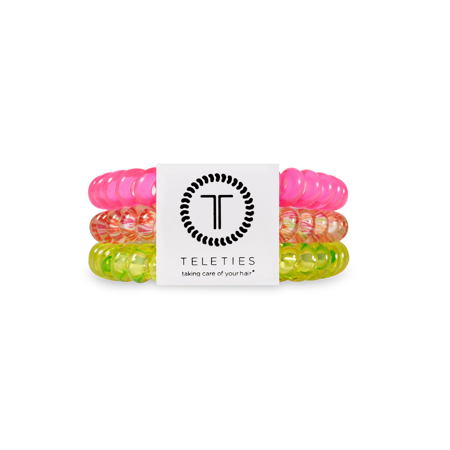 Spiral Hair Coils | Small | Tropical Punch Hair Ties