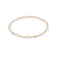 PEARL SINCERITY PATTERN 4MM BEAD BRACELET - HOT MESS SS25