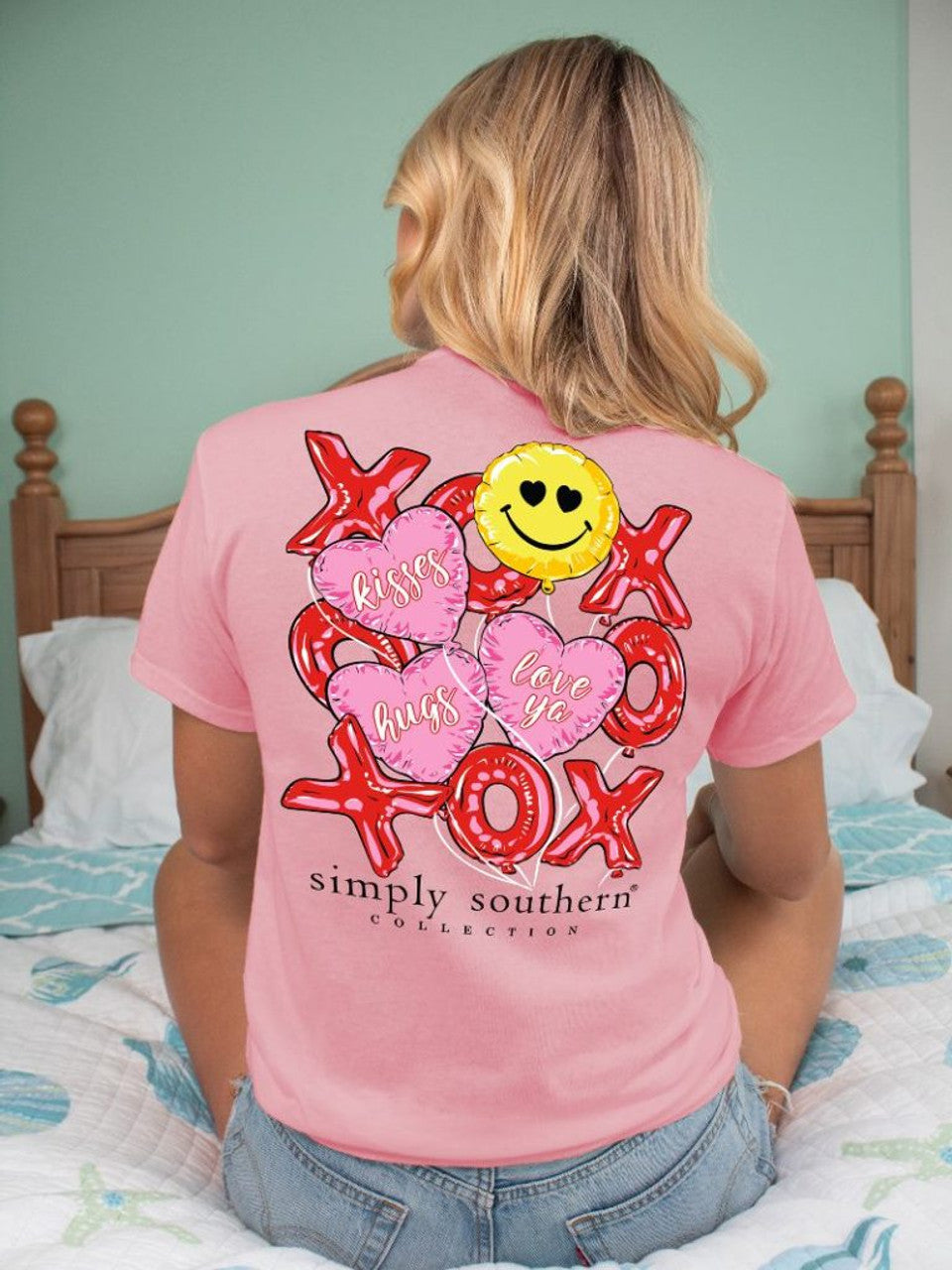 Valentines Balloons Short Sleeve -