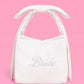White Bow Purse