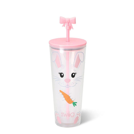 Easter Bunny Plastic Tumbler 24oz - She Chester