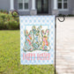 Easter Garden Flag - Chinoiserie Bunnies: 12" x 18" - Double - Sided - She Chester