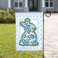 Easter Garden Flag - Chinoiserie Bunny: 12" x 18" - Double - Sided - She Chester
