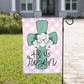 Easter Garden Flag - He Is Risen Cross: 12" x 18" - Double - Sided - She Chester
