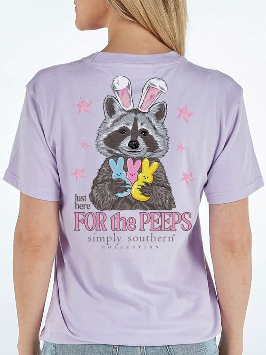 Easter Raccoon Short Sleeve - She Chester
