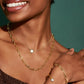 Susie Short Gold White Opal