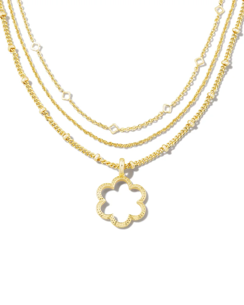 Susie Multi Strand Gold Neck
