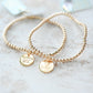 eCollegiate Classic 3mm Bracelet - Virginia Tech Disc - She Chester