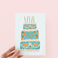Happy Birthday Cutie Oranges Cake Coquette Greeting Card