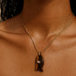 Eden Fish Pendant Necklace Gold - She Chester