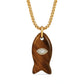 Eden Fish Pendant Necklace Gold - She Chester