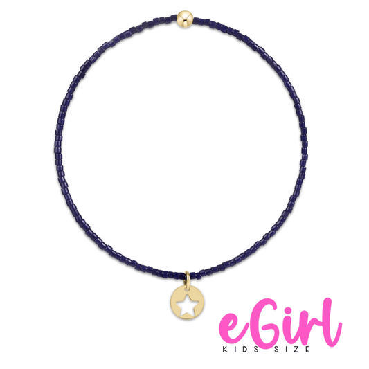 egirl Hope Classic Bracelet Navy Star Small Gold - She Chester