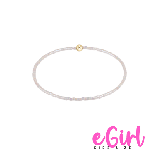 egirl Hope Classic Bracelet - Silky White - She Chester