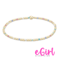 EGIRL HOPE SINCERITY PATTERN 2MM BEAD BRACELET - HOT MESS SS25 - She Chester