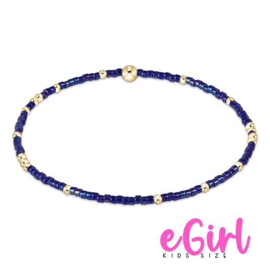 egirl Hope Unwritten Bracelet - Blue Metallic - She Chester