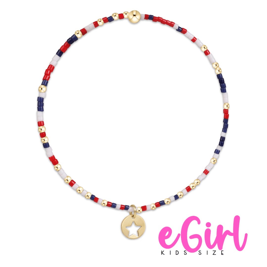 egirl Hope Unwritten Bracelet Firecracker Star Small Gold - She Chester