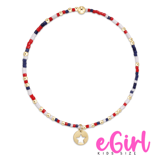 egirl Hope Unwritten Bracelet Firecracker Star Small Gold - She Chester