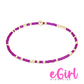 egirl Hope Unwritten Bracelet - Fuchsia - She Chester