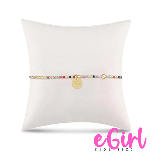 EGIRL HOPE UNWRITTEN BRACELET - HOT MESS - BE YOU. SMALL GOLD DISC - She Chester